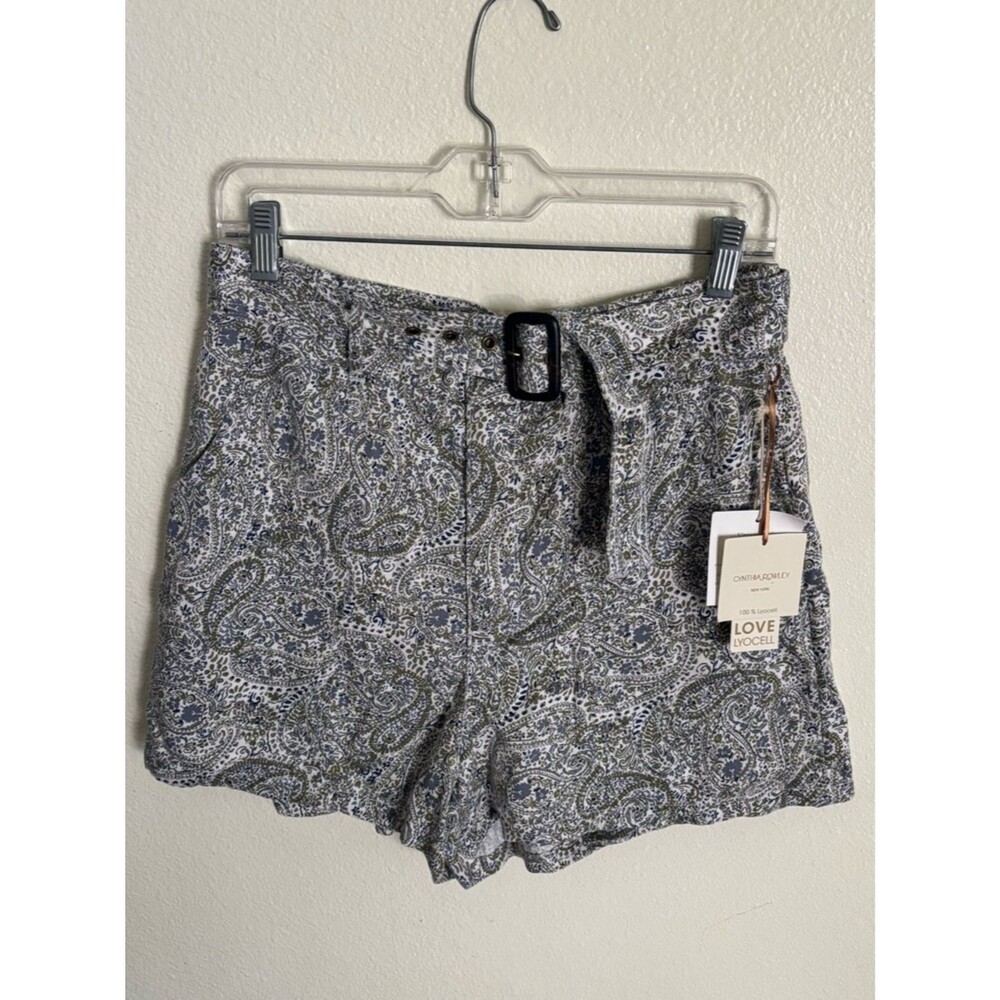 NWT Cynthia Rowley Paisley Print Women’s Shorts Large L